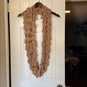 Tan Knit Scarf